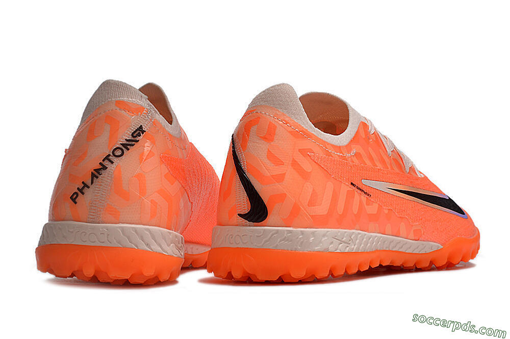 Nike Phantom GX Elite TF Low-Tops Football Shoes - Orange/Black/Purple 6