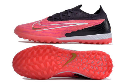 Nike Phantom GX Elite TF Low-Tops Football Shoes - Pink/White/Black