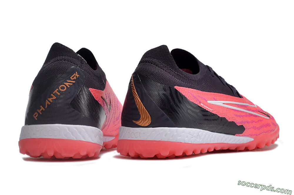Nike Phantom GX Elite TF Low-Tops Football Shoes - Pink/White/Black 6