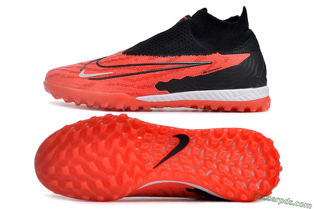 Nike Phantom GX Elite DF Link TF High-Tops Football Shoes - Red/Black/White 0
