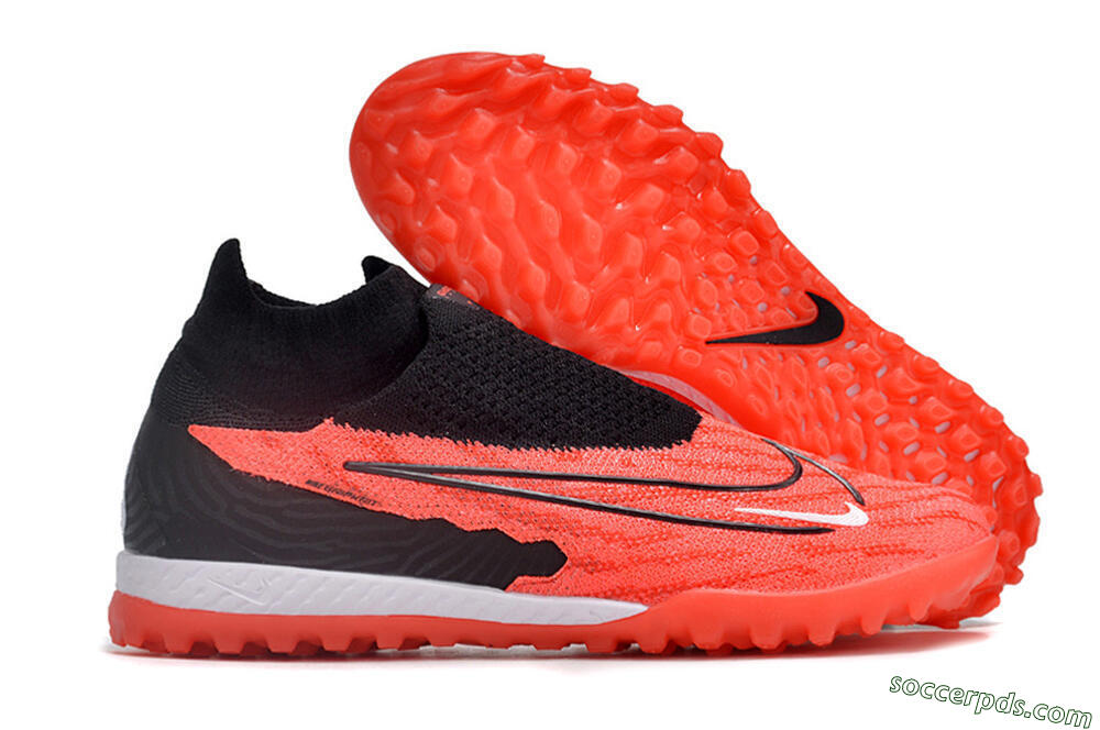 Nike Phantom GX Elite DF Link TF High-Tops Football Shoes - Red/Black/White 1