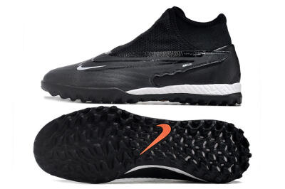 Nike Phantom GX Elite DF Link TF High-Tops Football Shoes - Black/Grey/White