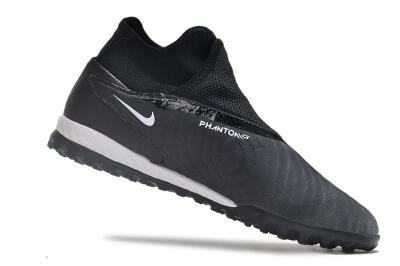 Nike Phantom GX Elite DF Link TF High-Tops Football Shoes - Black/Grey/White