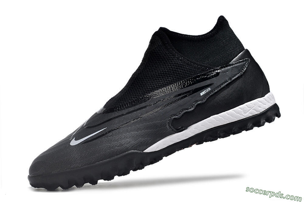 Nike Phantom GX Elite DF Link TF High-Tops Football Shoes - Black/Grey/White 5