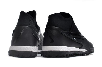 Nike Phantom GX Elite DF Link TF High-Tops Football Shoes - Black/Grey/White