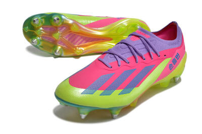 Adidas X Crazyfast.1 SG Low-Tops Football Boots - Purple/Pink/Blue/Yellow