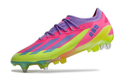 Adidas X Crazyfast.1 SG Low-Tops Football Boots - Purple/Pink/Blue/Yellow