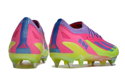Adidas X Crazyfast.1 SG Low-Tops Football Boots - Purple/Pink/Blue/Yellow