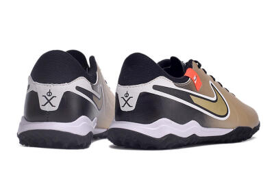 Nike Tiempo Legend 10 Academy TF Low-Tops Football Shoes - Brown/Gold/White