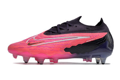 Nike Phantom GX Elite Link Pro SG Low-Tops Football Boots - Pink/White/Black
