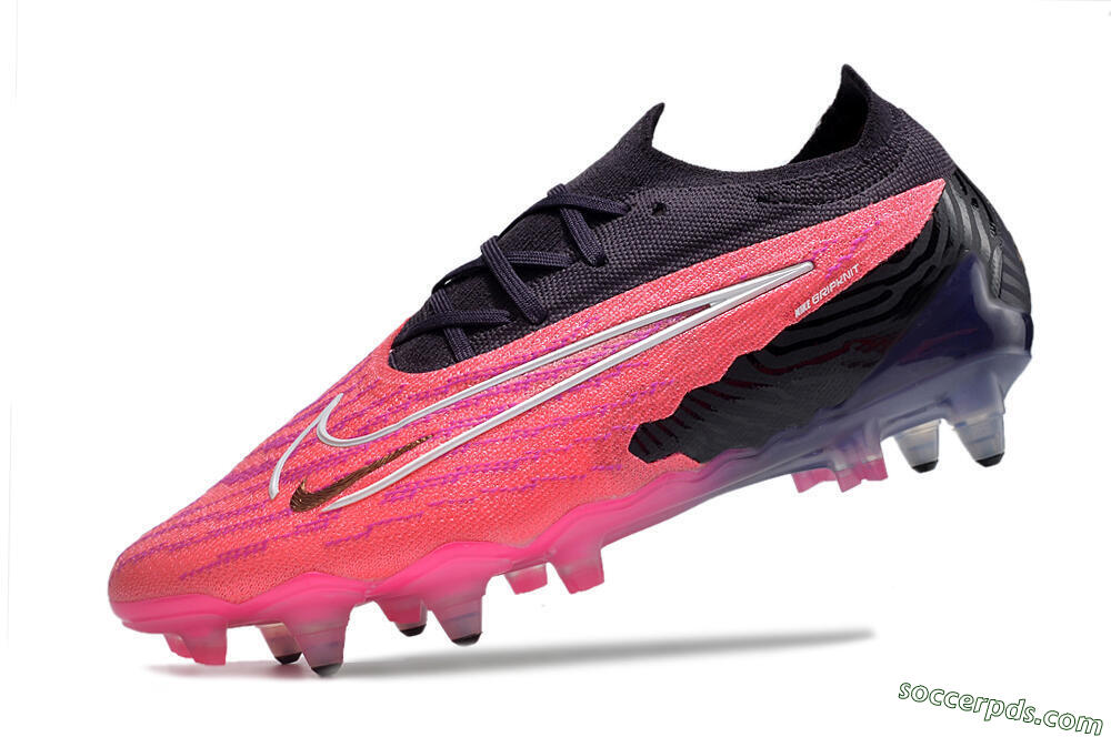 Nike Phantom GX Elite Link Pro SG Low-Tops Football Boots - Pink/White/Black 5