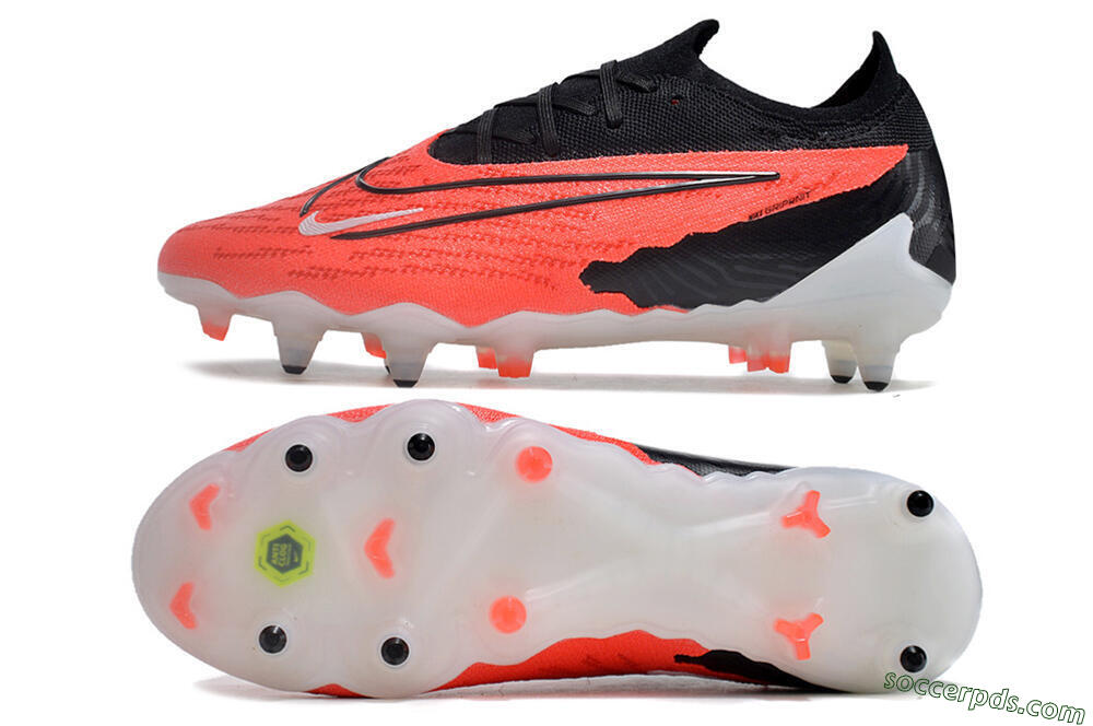 Nike Phantom GX Elite Link Pro SG Low-Tops Football Boots - Red/White/Black 0
