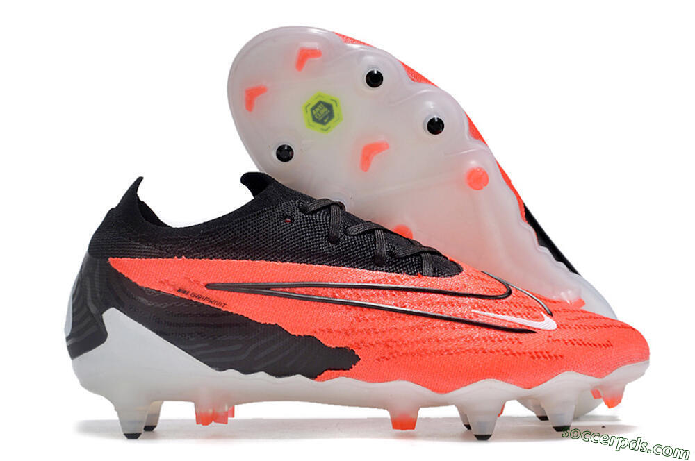 Nike Phantom GX Elite Link Pro SG Low-Tops Football Boots - Red/White/Black 1