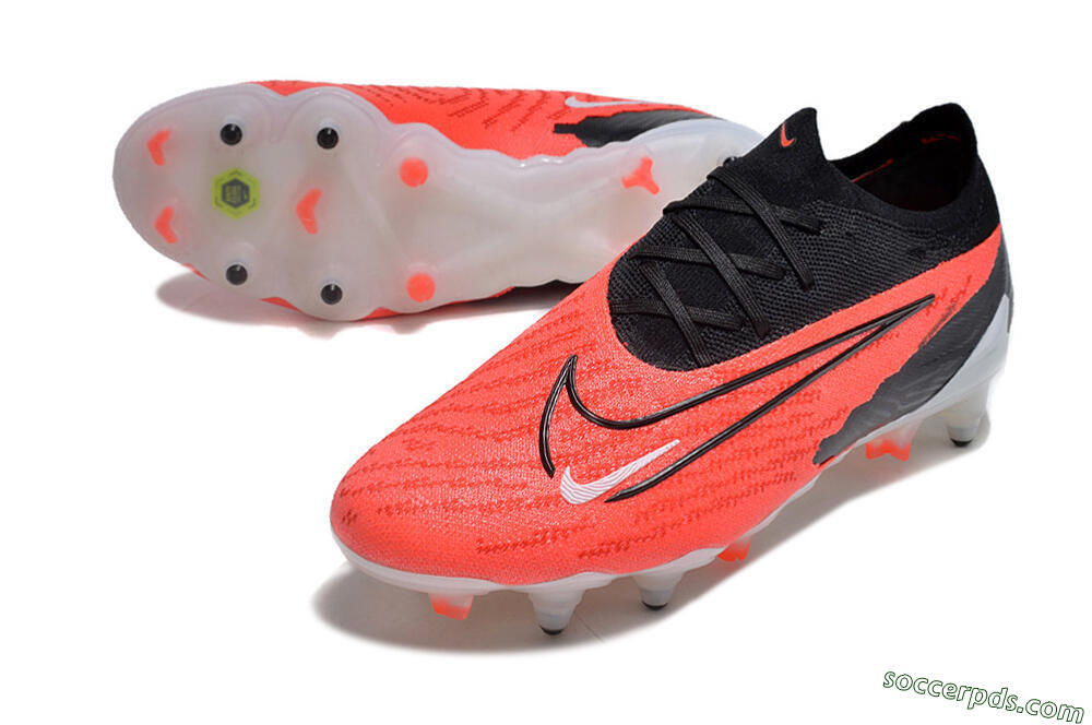 Nike Phantom GX Elite Link Pro SG Low-Tops Football Boots - Red/White/Black 3