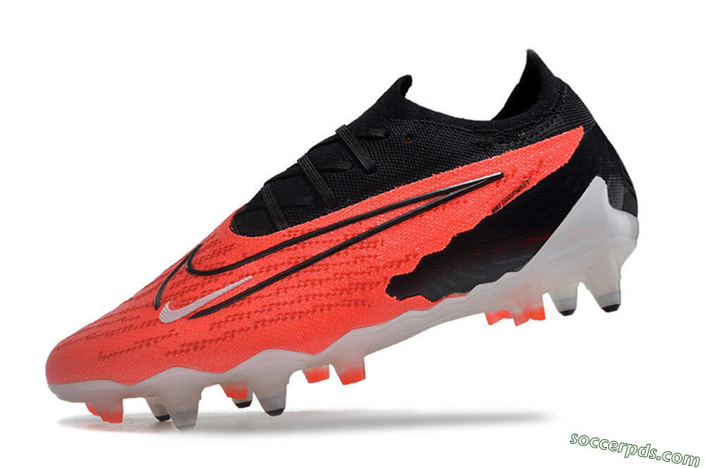 Nike Phantom GX Elite Link Pro SG Low-Tops Football Boots - Red/White/Black 5