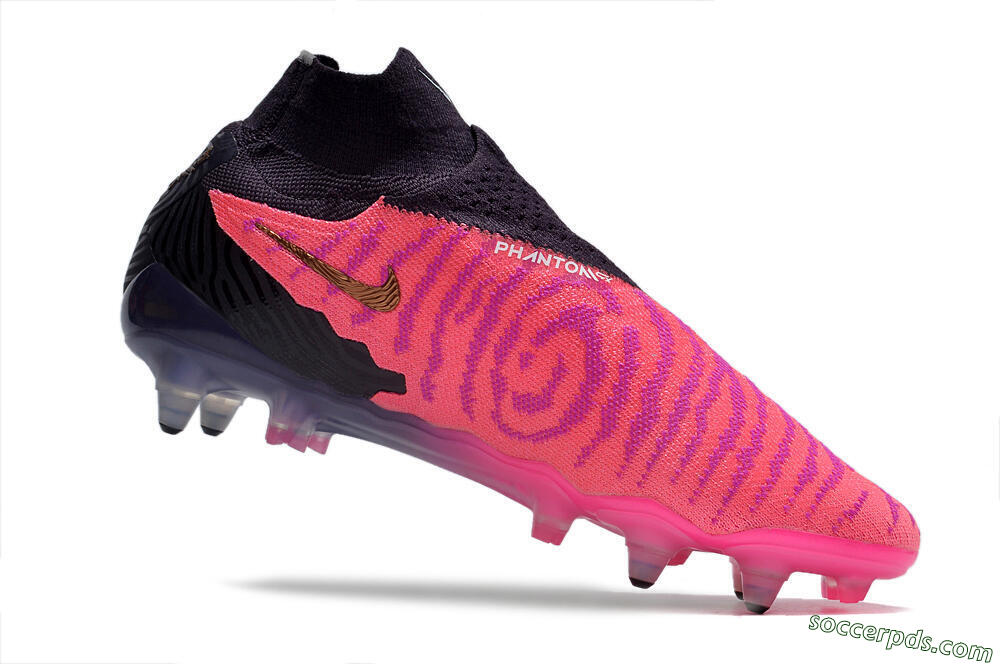 Nike Phantom GX Elite Link Pro SG High-Tops Football Boots - Pink/White/Black 4