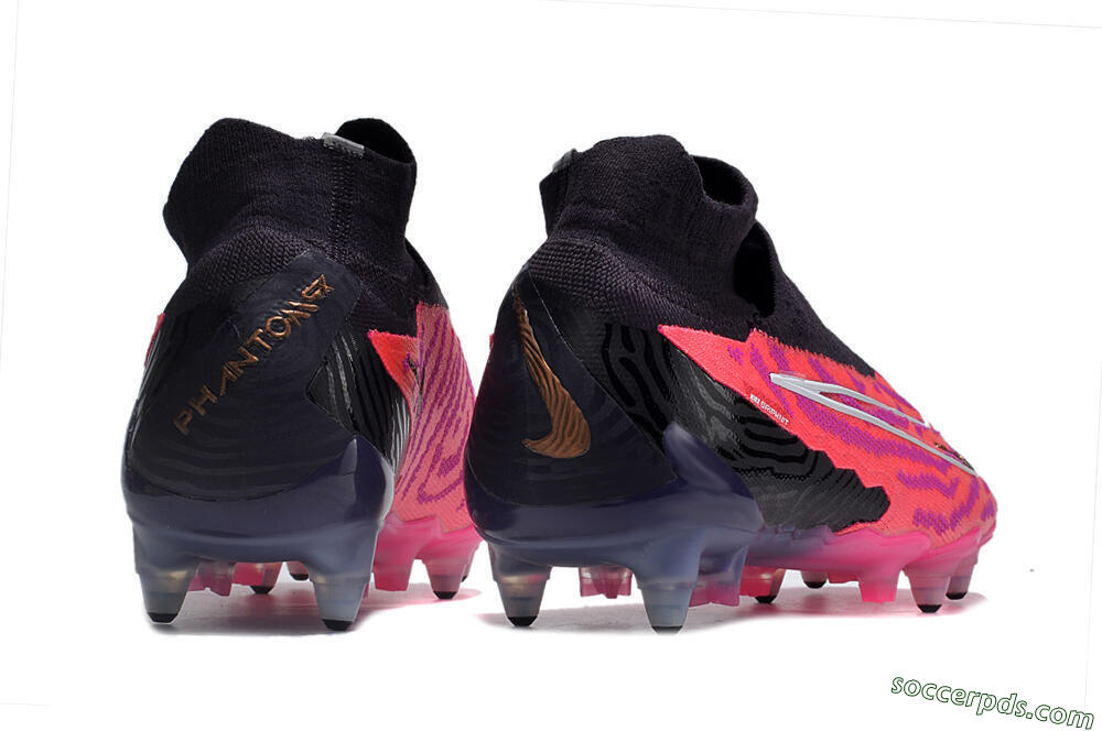Nike Phantom GX Elite Link Pro SG High-Tops Football Boots - Pink/White/Black 6