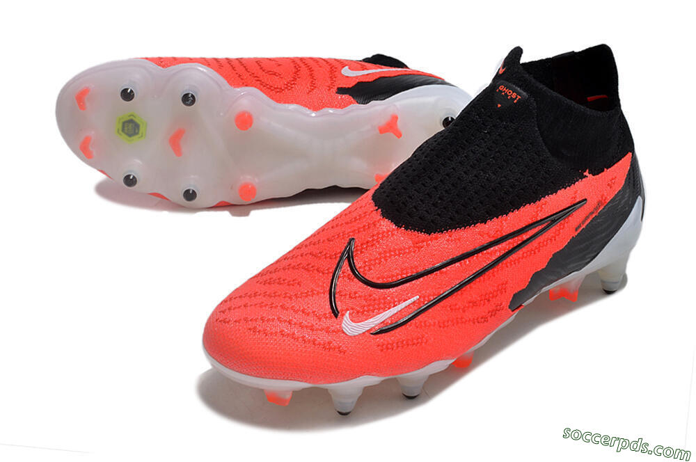 Nike Phantom GX Elite DF Link SG High-Tops Football Boots - Red/White/Black 3