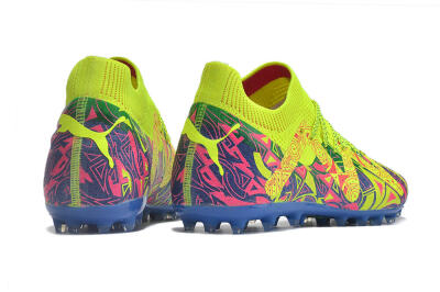 Puma Future Ultimate MG Low-Tops Football Boots - Yellow/Pink/Blue