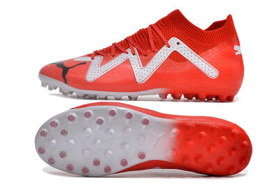 Puma Future Ultimate MG Low-Tops Football Boots - Red/White/Black