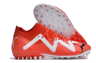 Puma Future Ultimate MG Low-Tops Football Boots - Red/White/Black