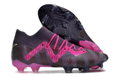 Puma Future Ultimate FG Low-Tops Football Boots - Purple/Pink/Green
