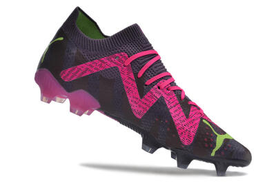 Puma Future Ultimate FG Low-Tops Football Boots - Purple/Pink/Green