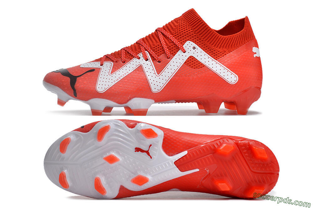 Puma Future Ultimate FG Low-Tops Football Boots - Red/White/Black 0