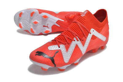 Puma Future Ultimate FG Low-Tops Football Boots - Red/White/Black