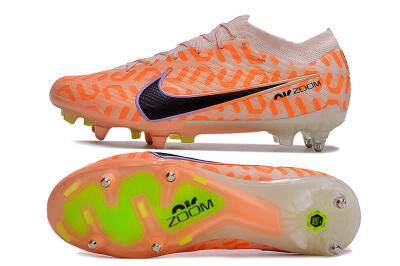 Nike Air Zoom Mercurial Vapor 15 Elite SG Low-Tops Football Boots - Orange/Pink/Black/Purple