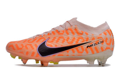 Nike Air Zoom Mercurial Vapor 15 Elite SG Low-Tops Football Boots - Orange/Pink/Black/Purple