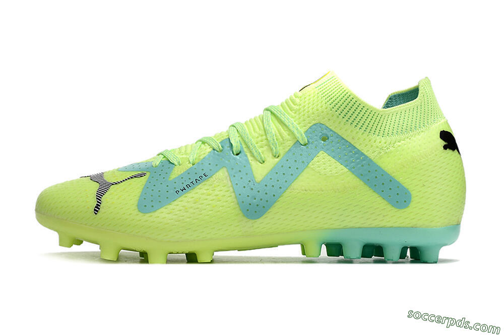 Puma Future Ultimate MG Low-Tops Football Boots - Yellow/Blue 2