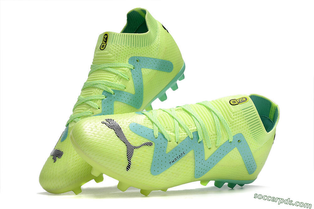 Puma Future Ultimate MG Low-Tops Football Boots - Yellow/Blue 6