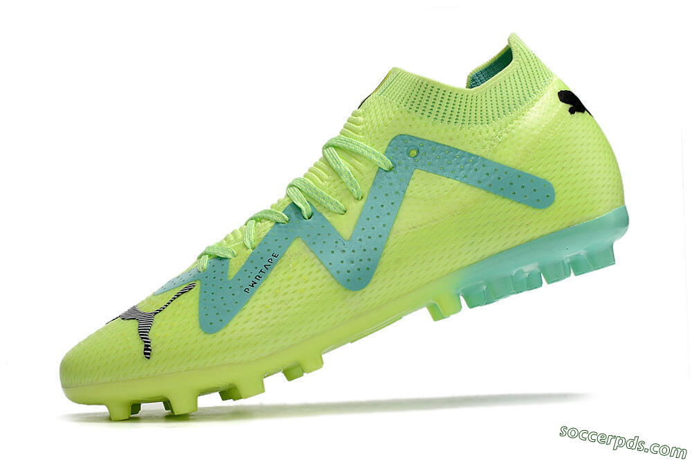 Puma Future Ultimate MG Low-Tops Football Boots - Yellow/Blue 8