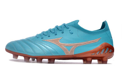 Mizuno Morelia Neo 3 Made in Japan FG Low-Tops Football Boots - Blue/Brown