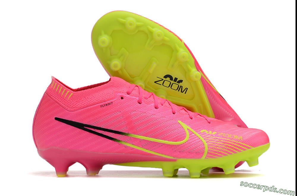 Nike Air Zoom Mercurial Vapor 15 Elite FG Low-Tops Football Boots - Red/Yellow/Black 1