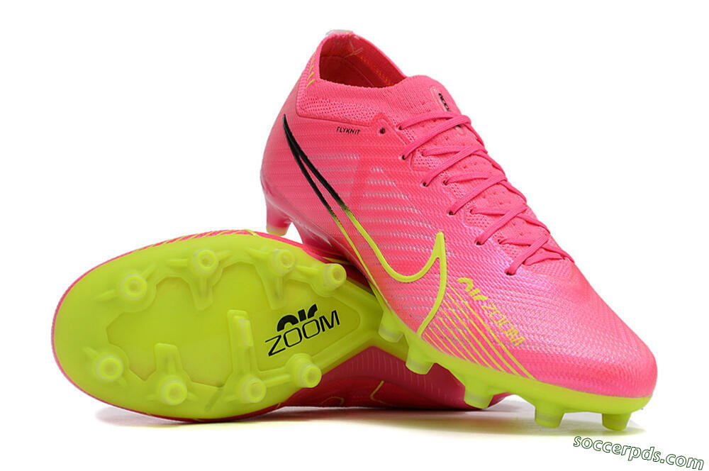 Nike Air Zoom Mercurial Vapor 15 Elite FG Low-Tops Football Boots - Red/Yellow/Black 4