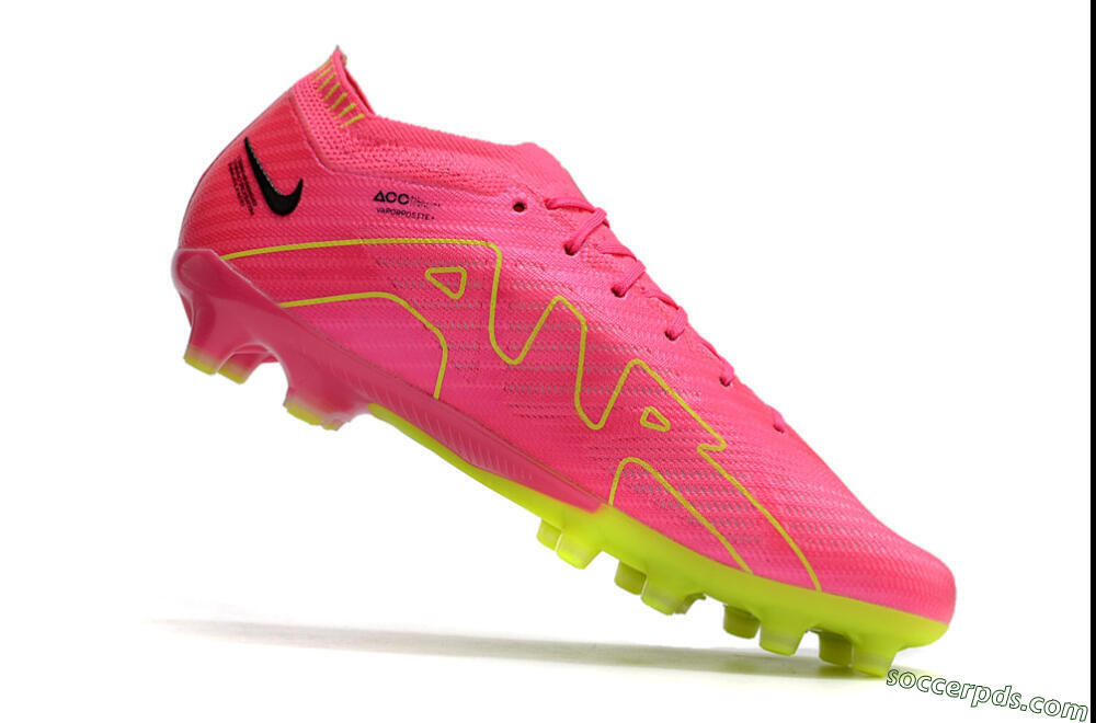 Nike Air Zoom Mercurial Vapor 15 Elite FG Low-Tops Football Boots - Red/Yellow/Black 7