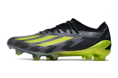 Adidas x Crazyfast.1 FG Low-Tops Football Boots - Black/Green