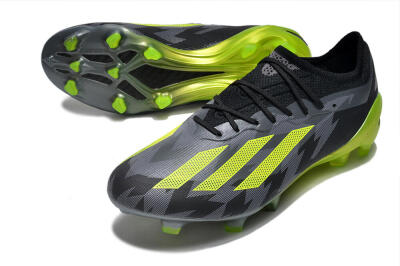 Adidas x Crazyfast.1 FG Low-Tops Football Boots - Black/Green