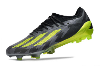 Adidas x Crazyfast.1 FG Low-Tops Football Boots - Black/Green