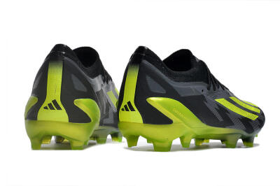 Adidas x Crazyfast.1 FG Low-Tops Football Boots - Black/Green