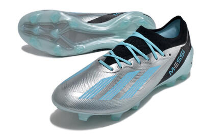 Adidas X Speedportal .1 2022 World Cup Boots FG Low-Tops Football Boots - Silver/Blue/Black
