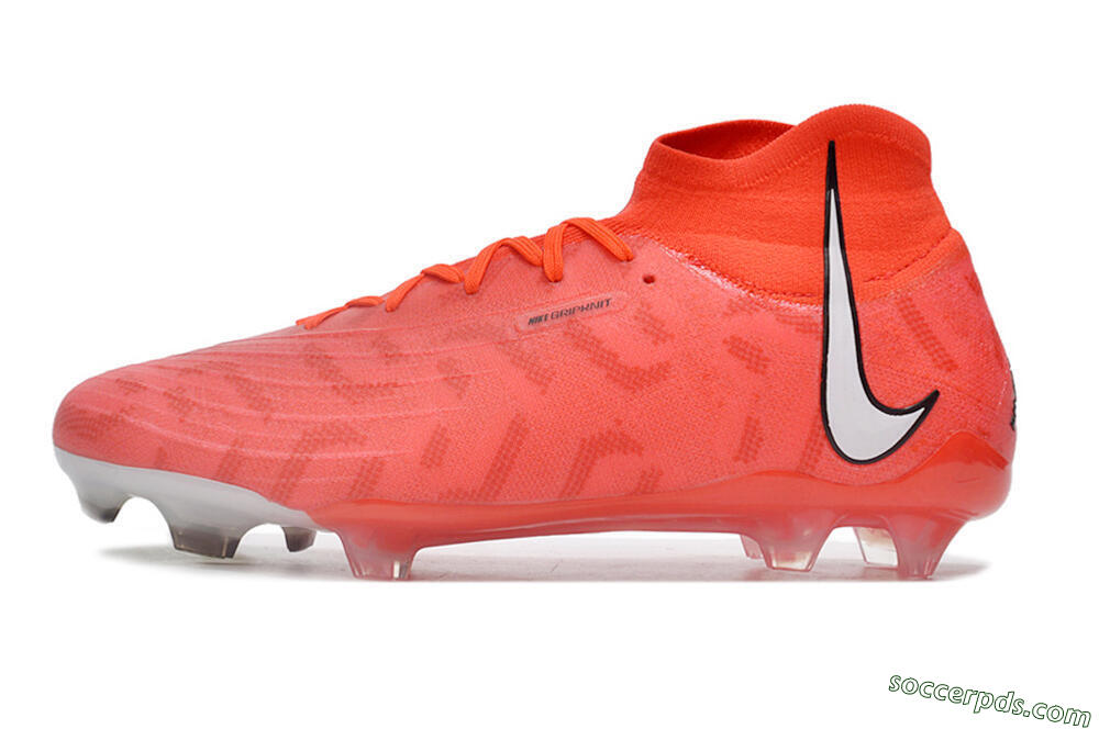 Nike Phantom Luna Elite FG High-Tops Football Boots - Pink/White/Black 2