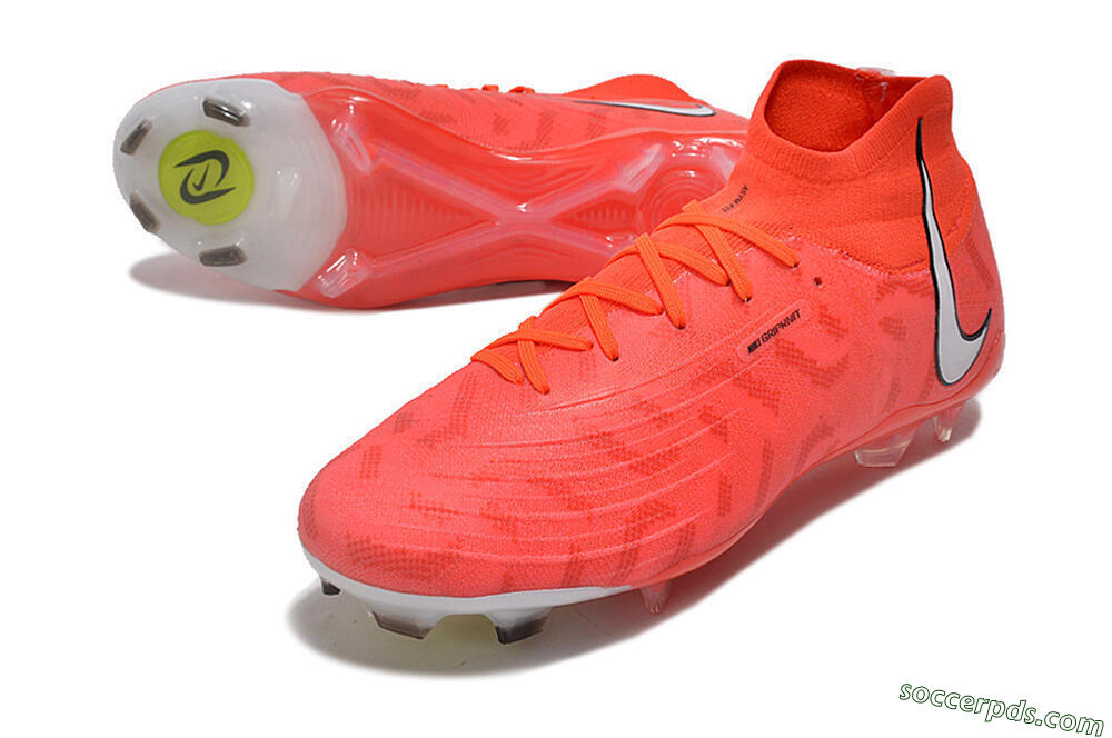Nike Phantom Luna Elite FG High-Tops Football Boots - Pink/White/Black 3