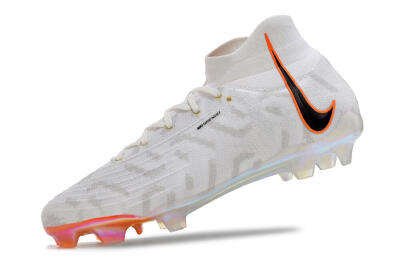 Nike Phantom Luna Elite FG High-Tops Football Boots - White/Black/Orange