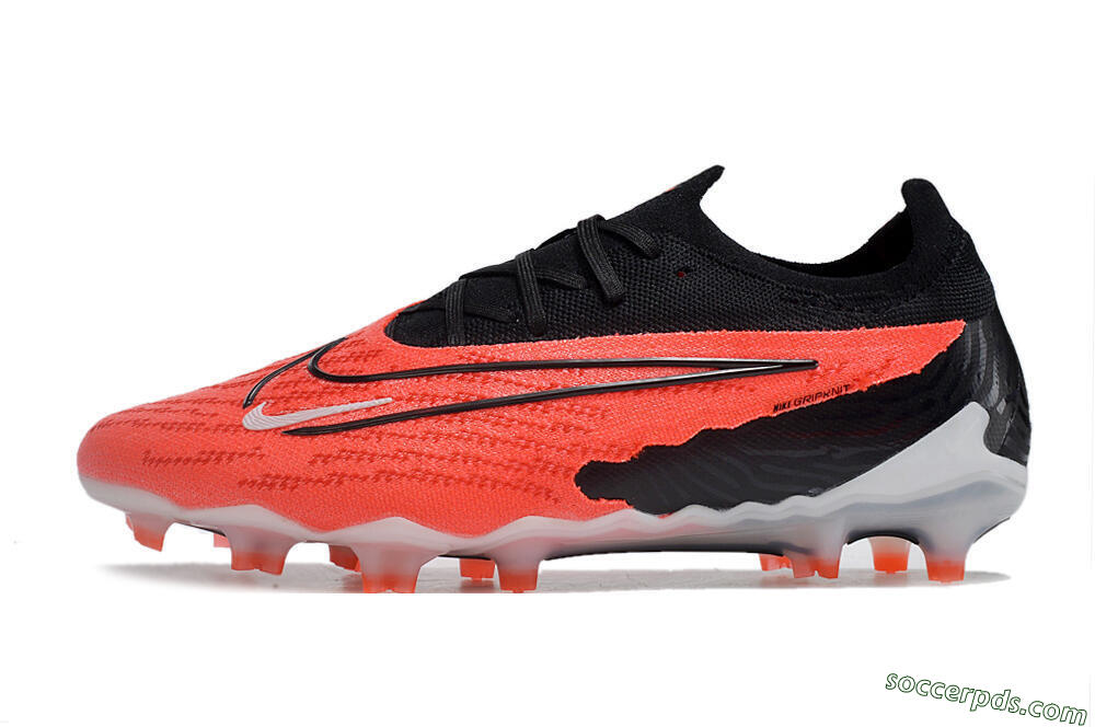 Nike Phantom GX Elite FG Low-Tops Football Boots - Red/Black/White 2