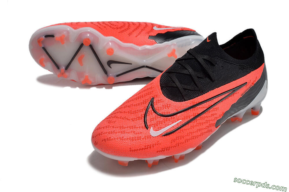 Nike Phantom GX Elite FG Low-Tops Football Boots - Red/Black/White 3
