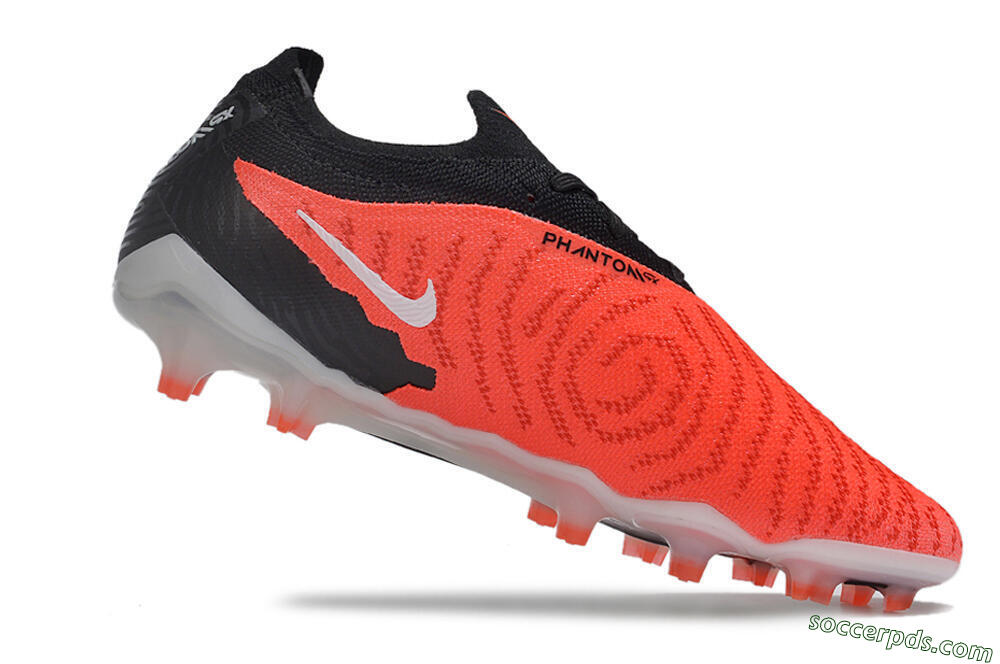 Nike Phantom GX Elite FG Low-Tops Football Boots - Red/Black/White 4