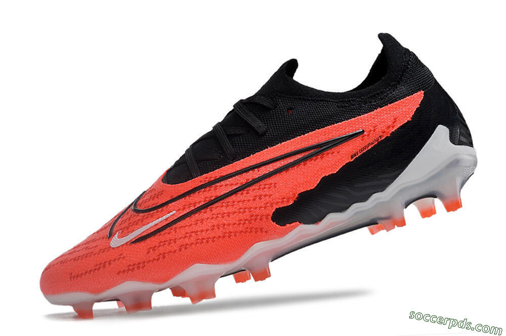 Nike Phantom GX Elite FG Low-Tops Football Boots - Red/Black/White 5